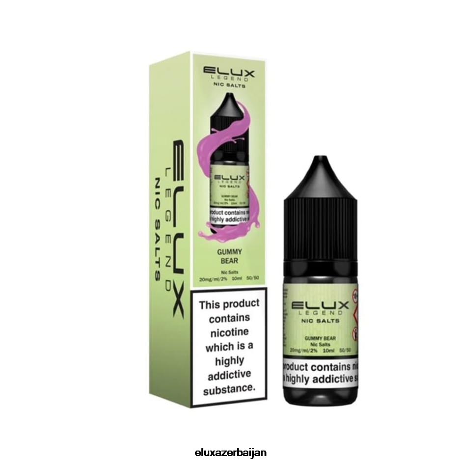 Elux Legend nic kɔgɔ mililitiri 10 - Elux Vape Store 02HNH13 gummy bear nic kɔgɔ
