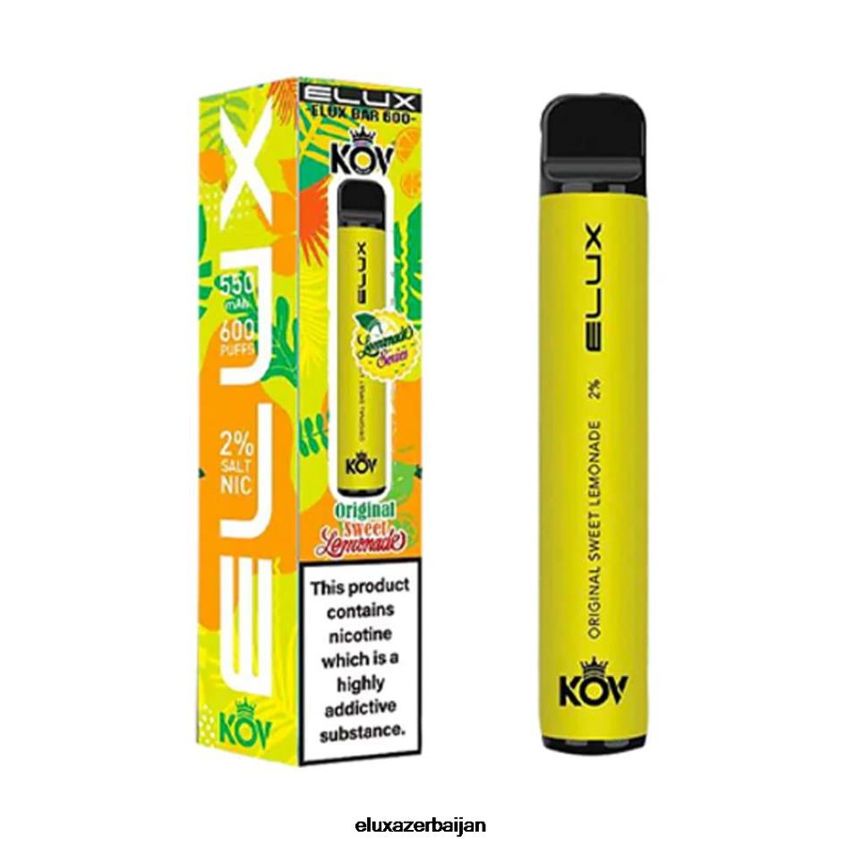 Elux Bar Lemonade Series vape original min bɛ kɛ siɲɛ kelen - Elux Vape Flavours 02HNH8 limonade dumuni duman