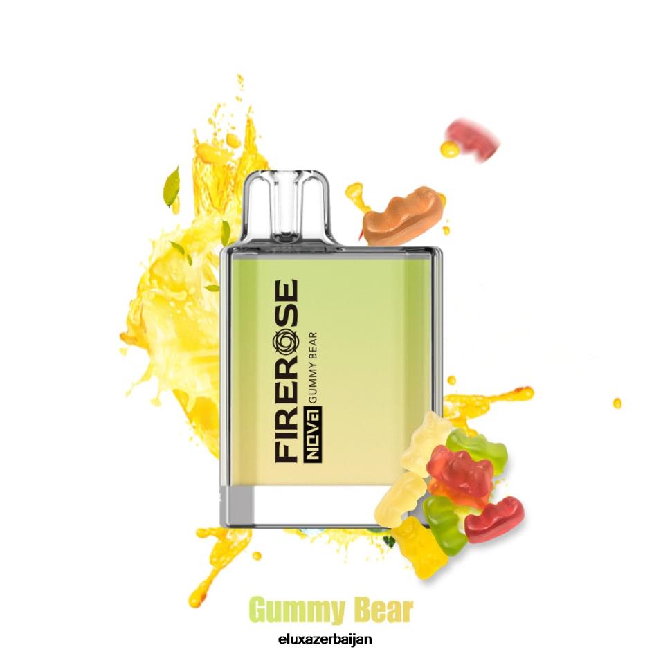 Elux Firerose Nova 600 puffs vape min bɛ kɛ siɲɛ kelen - Elux Baku 02HNH27 gummy ursi