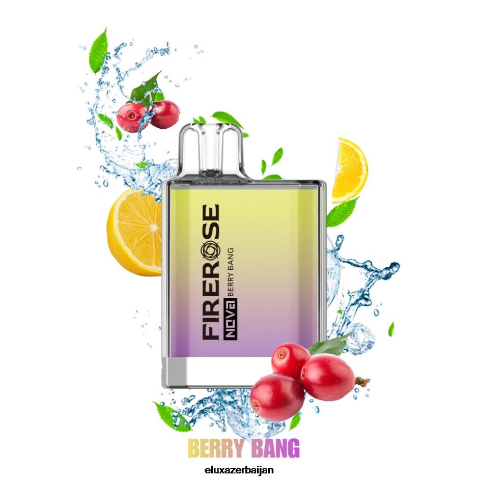 Elux Firerose Nova 600 puffs vape min bɛ kɛ siɲɛ kelen - Elux Vape Flavours 02HNH18 bere bang