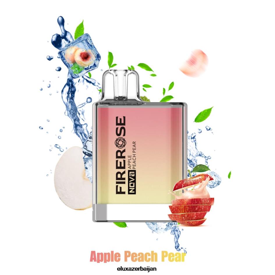 Elux Firerose Nova 600 puffs vape min bɛ kɛ siɲɛ kelen - Elux Vape Near Me 02HNH20 pɔmu peach pear