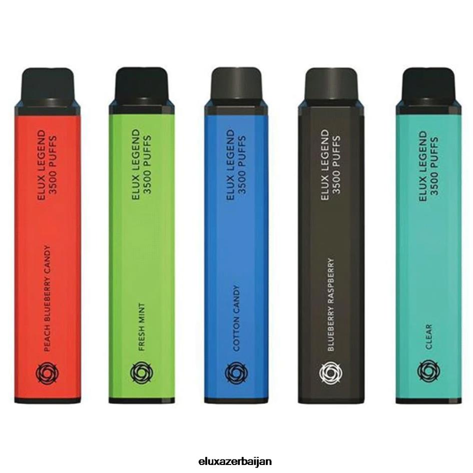 Elux Legend 3500 puffs vape min bɛ kɛ siɲɛ kelen - Elux Baku 02HNH127 blueberry raspberry gerenadi